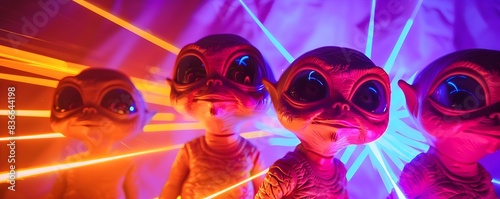 Baby Alien Enjoying Colorfu...