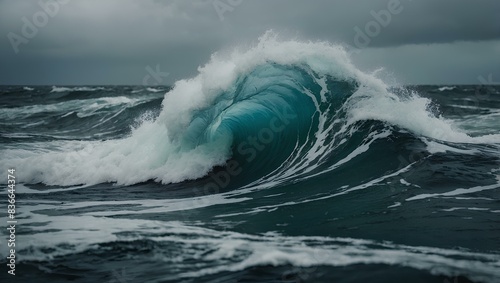 wave crashing on the beach © Roselita