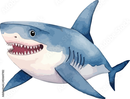 Shark clipart design illustration