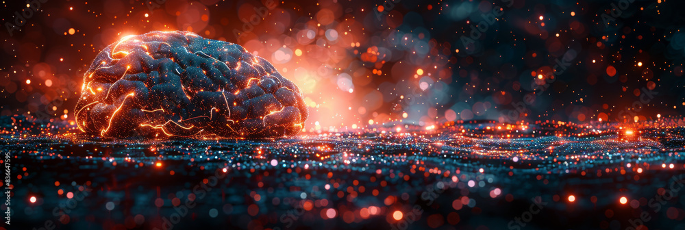 Digital background for tech, AI, neural networks, data, audio, graphics Digital background for tech, AI, neural networks, data, audio, graphics