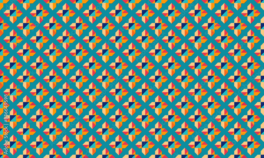 Brutalist Design Geometric Shapes Seamless Pattern for Wallpaper Background Brutalist Design Geometric Shapes Seamless Pattern for Wallpaper Background