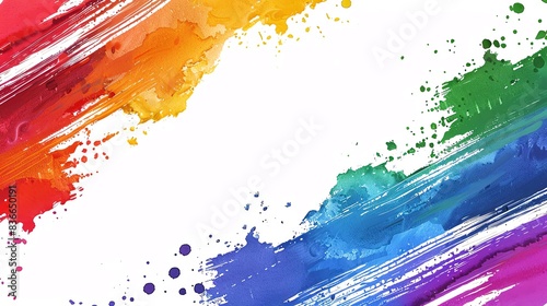 Frame with Equality phrase in rainbow colors