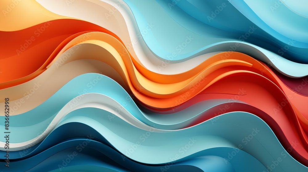 Abstract illustration featuring bold wavy grains with high detail and dynamic shapes, set against a flat textured background. Abstract illustration featuring bold wavy grains with high detail and dynamic shapes, set against a flat textured background.