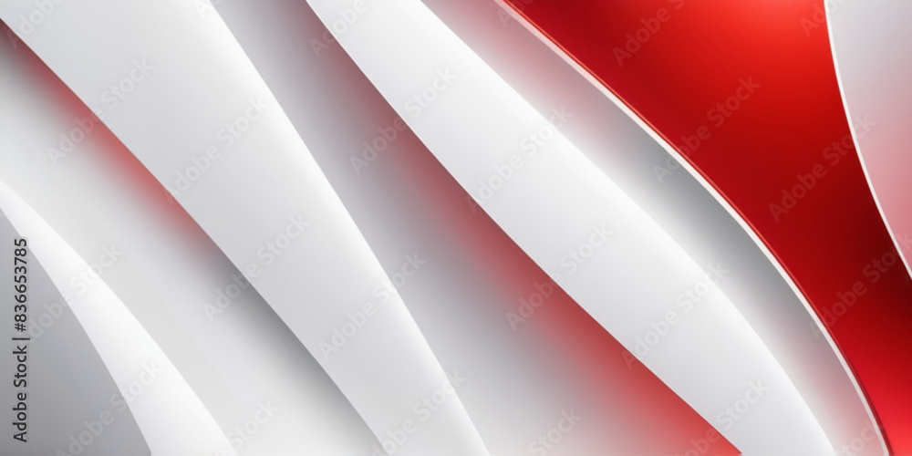 Obraz premium Dynamic gradient background red and white 