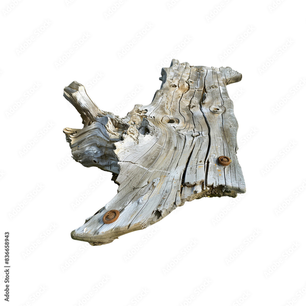 A tree stump isolated on transparent background A tree stump isolated on transparent background