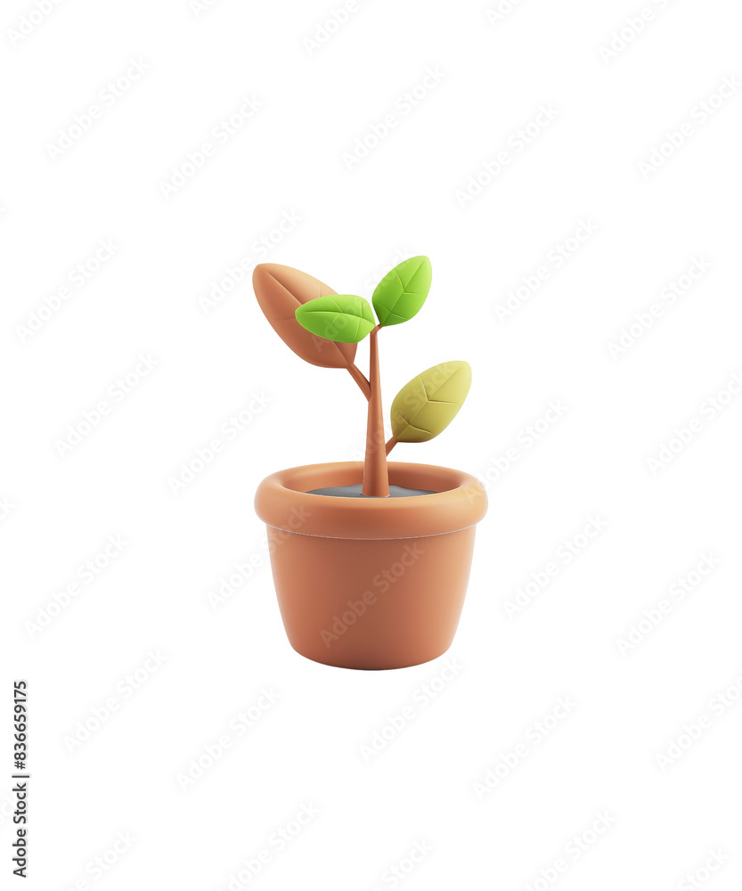 plant in a pot isolated on transparent background. plant in a pot isolated on transparent background.