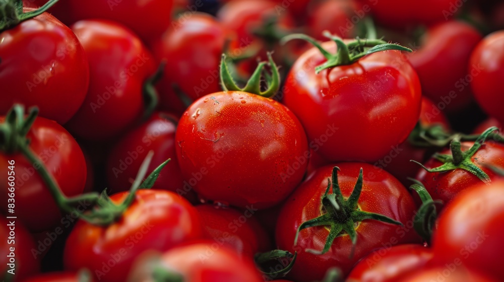 cherry tomatoes in a market cherry tomatoes in a market