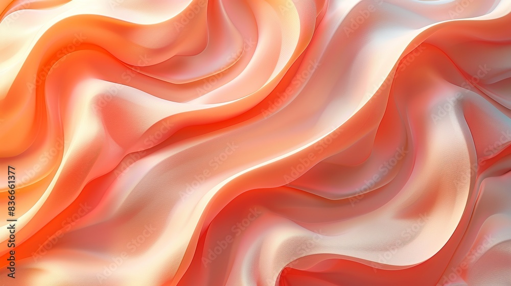 Fototapeta premium A soft, pastel orange background with a smooth texture, creating a warm and inviting yet minimalist backdrop. Minimal and Simple,