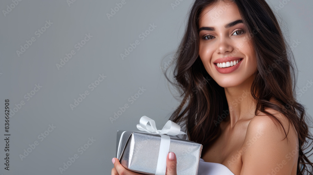 wife is preparing a gift for her dear husband wife is preparing a gift for her dear husband