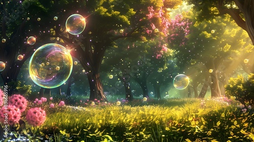 Enchanted Woodland With Glo...