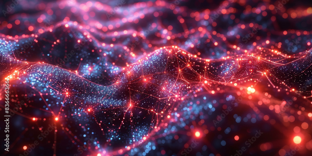 Digital background for tech, AI, neural networks, data, audio, graphics Digital background for tech, AI, neural networks, data, audio, graphics