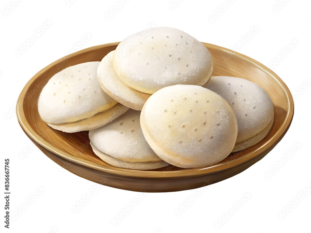Idli on plate