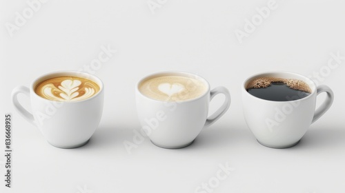 Trio of Coffee Cups photo