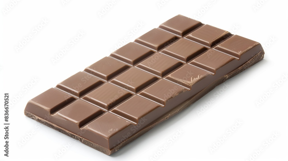 a chocolate bar isolated on white background a chocolate bar isolated on white background