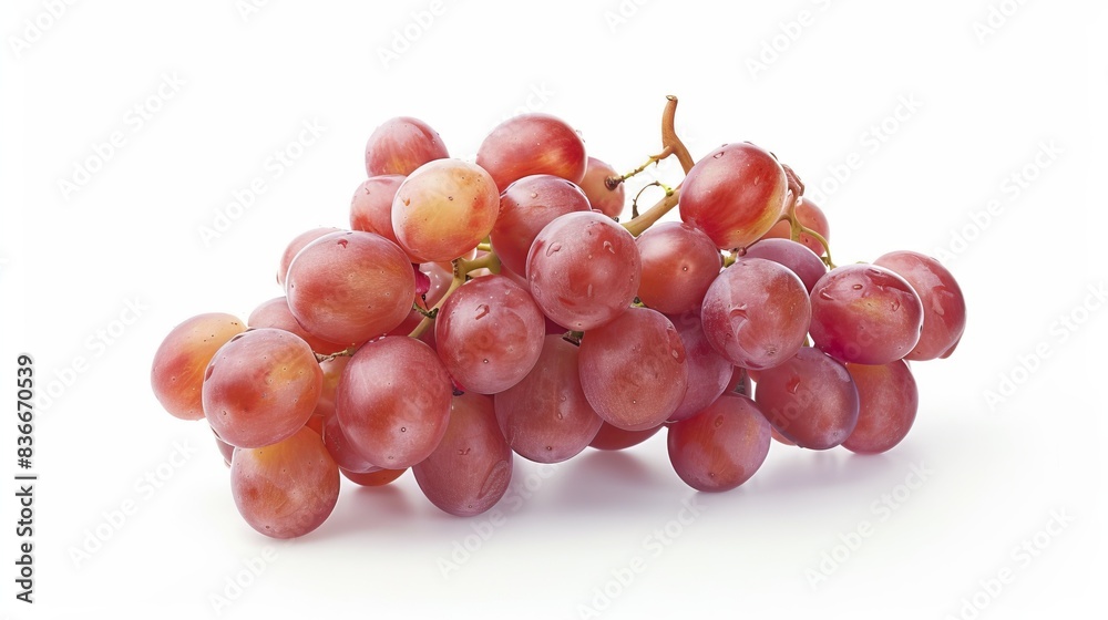 cluster of grapes isolated on white background cluster of grapes isolated on white background