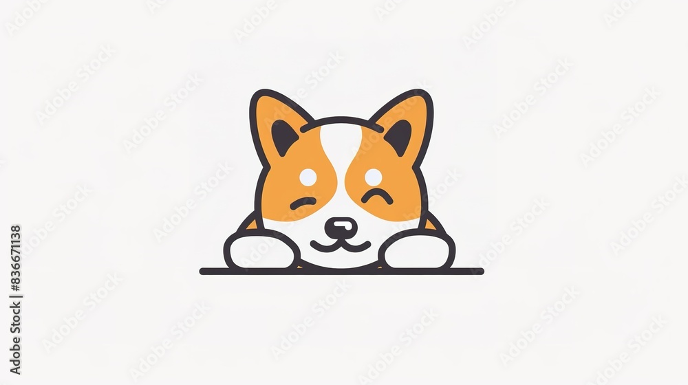 Obraz premium fox cartoon illustration