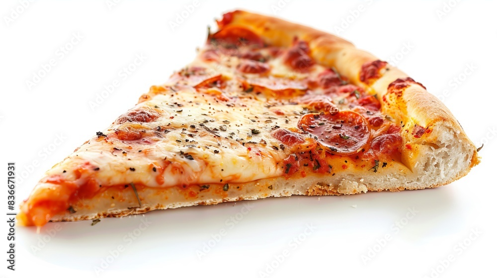 slice of pizza isolated on white background. slice of pizza isolated on white background.