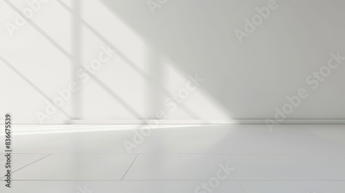 Minimalist White Room with Window photo