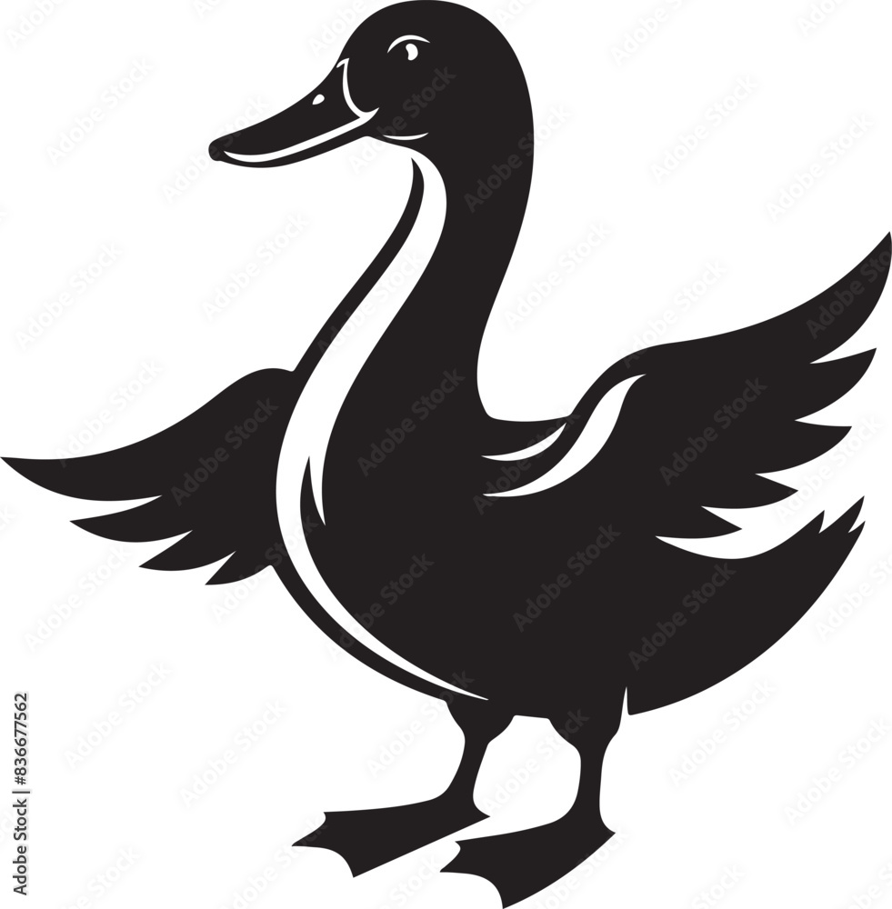 Best Duck vector, Silhouette, illustration Best Duck vector, Silhouette, illustration