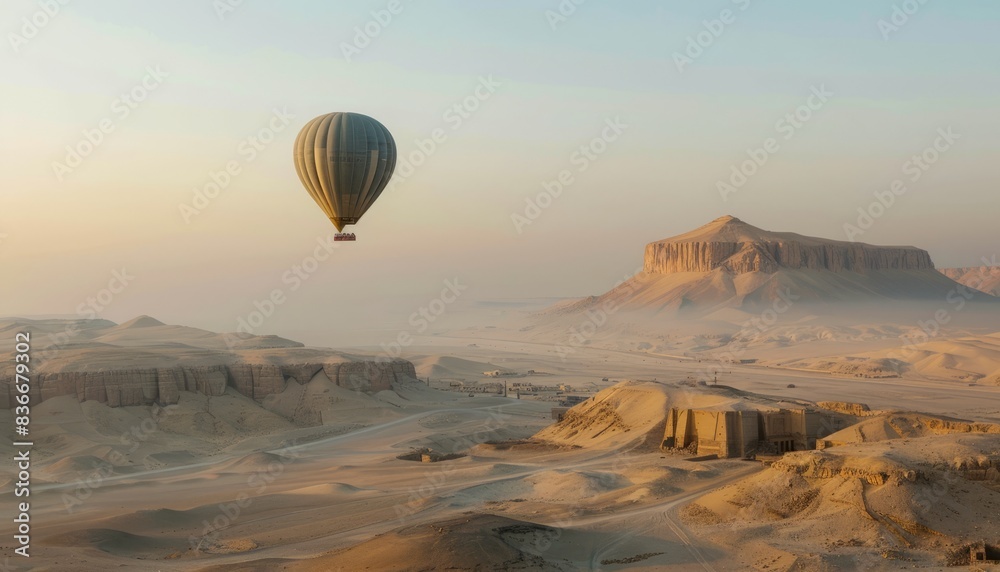 Dawn over the Nile: Capturing the Balloon and Morning Light in Egypt