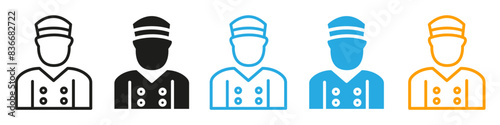 Porter icon mark in filled style