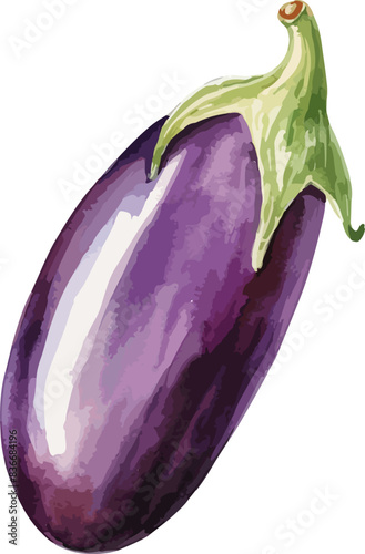 Eggplant clipart design illustration