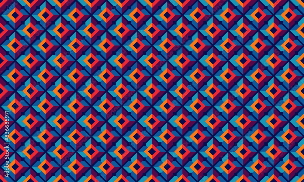 Cinematic Design Geometric Shapes Seamless Pattern for Wallpaper Background Cinematic Design Geometric Shapes Seamless Pattern for Wallpaper Background