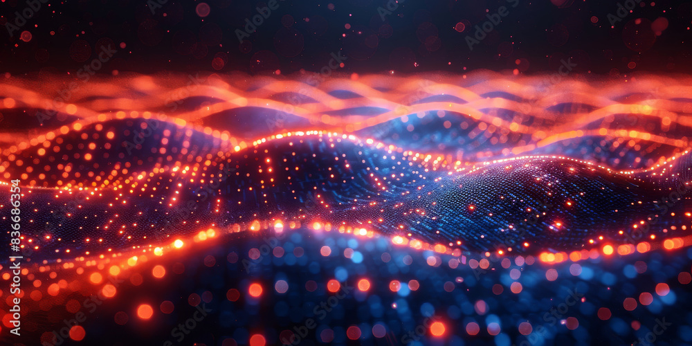 Digital background for tech, AI, neural networks, data, audio, graphics Digital background for tech, AI, neural networks, data, audio, graphics