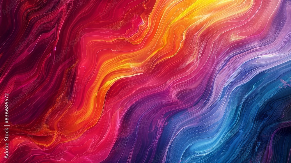 Fototapeta premium Vibrant, abstract color pattern for adding depth and texture to backgrounds.