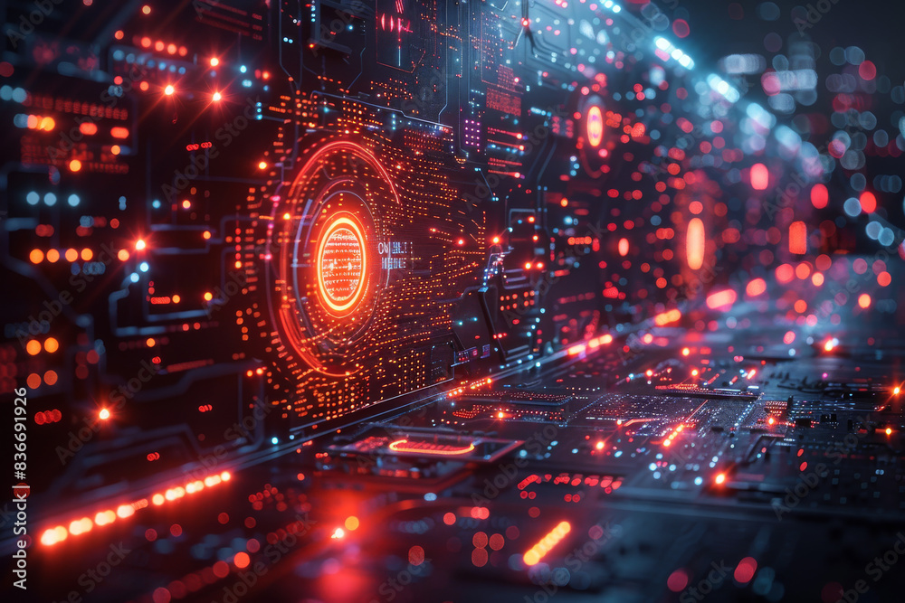 Digital background for tech, AI, neural networks, data, audio, graphics Digital background for tech, AI, neural networks, data, audio, graphics