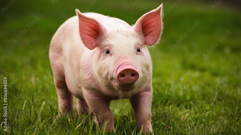 pig in the grass pig in the grass
