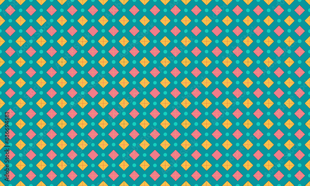 Hand-Drawn Design Geometric Shapes Seamless Pattern for Wallpaper Background Hand-Drawn Design Geometric Shapes Seamless Pattern for Wallpaper Background