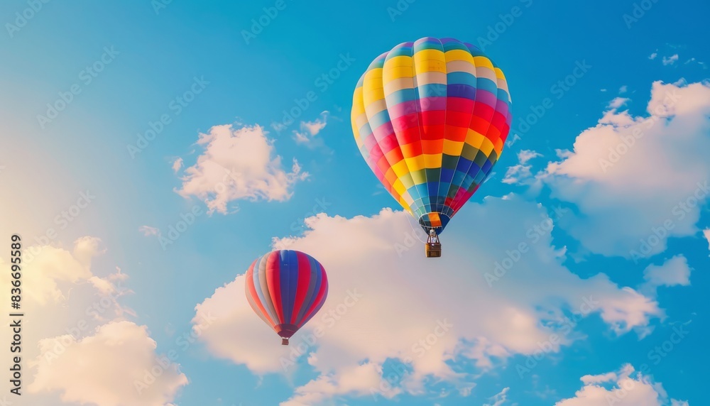 Fototapeta premium Glowing Splendor: Sunrise Balloons in Colorful Cappadocia