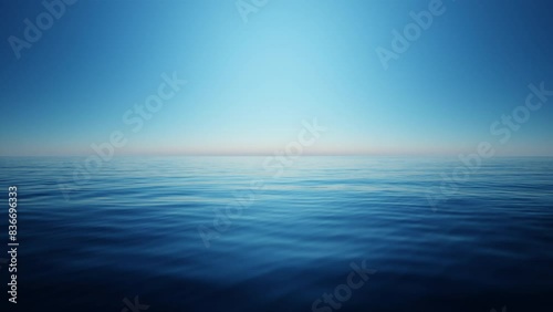 Wallpaper Mural Wave sea beach and blue sky abstract background. Nature and summer concept. 3d render.	 Torontodigital.ca