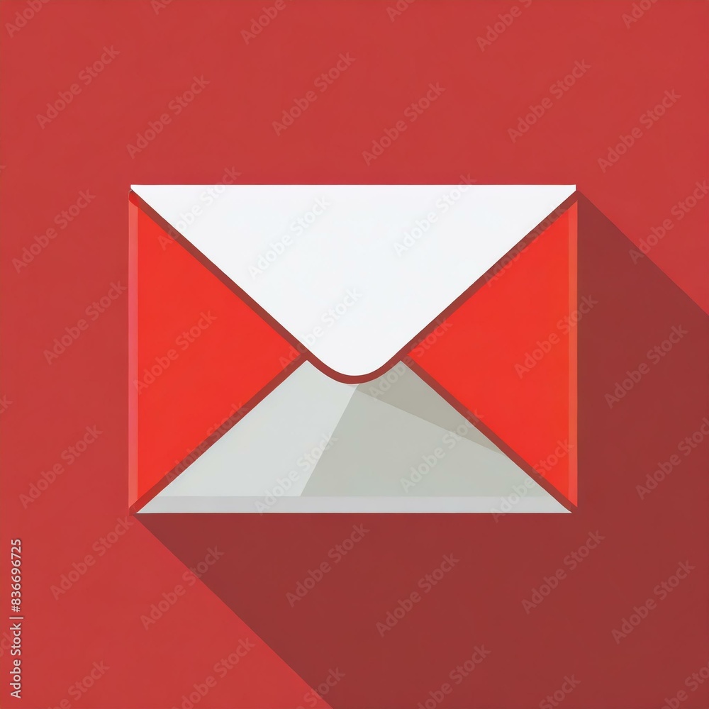 Illustration of an Envelope - Pictogram of Flat Design Envelope - Closed or Opening of Envelope - Application Pictogram or Logo for Smart Devices Illustration of an Envelope - Pictogram of Flat Design Envelope - Closed or Opening of Envelope - Application Pictogram or Logo for Smart Devices