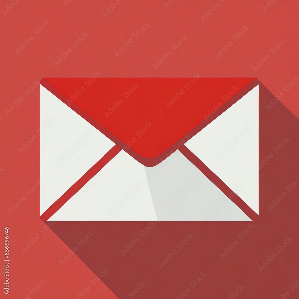 Illustration of an Envelope - Pictogram of Flat Design Envelope - Closed or Opening of Envelope - Application Pictogram or Logo for Smart Devices Illustration of an Envelope - Pictogram of Flat Design Envelope - Closed or Opening of Envelope - Application Pictogram or Logo for Smart Devices