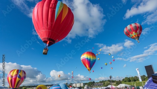 Soaring Above Bristol: Europe's Largest Hot Air Balloon Festival at the Bristol International Balloo photo