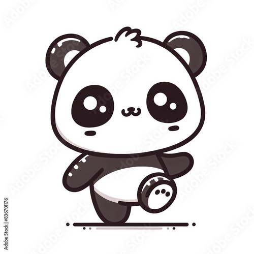 panda bear cartoon photo