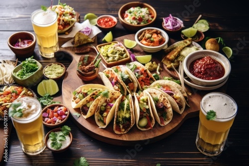 Wallpaper Mural Cinco de Mayo concept for Mexican American holiday. Happy Cinco De Mayo Day design, Mexicans celebrating May 5, Mexico's victory. Mexican party background. Torontodigital.ca