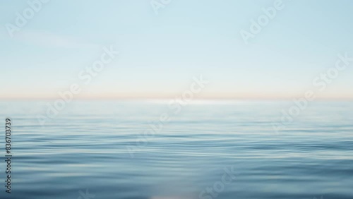 Wallpaper Mural Wave sea beach and blue sky abstract background. Nature and summer concept. 3d render.	 Torontodigital.ca