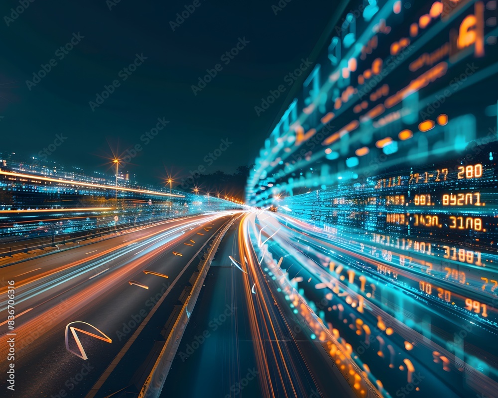 Illustration of Processing data at the edge of the network, closer to where it is generated, to reduce latency and improve real-time decision-making. Ai Generate. Illustration of Processing data at the edge of the network, closer to where it is generated, to reduce latency and improve real-time decision-making. Ai Generate.