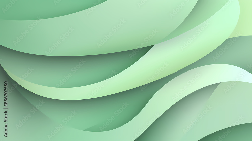 Background with light green gradient color paper cut vector image Background with light green gradient color paper cut vector image