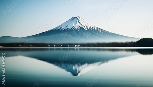 富士山 日本 日本晴れ 縁起 頂点 ai生成画像 