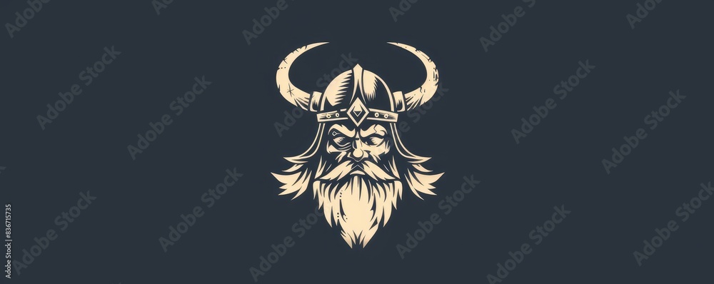 drawing of a Viking helmet icon on a distressed background. drawing of a Viking helmet icon on a distressed background.