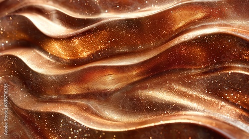 Copper sand grain Copper shiny Streamline HD photo