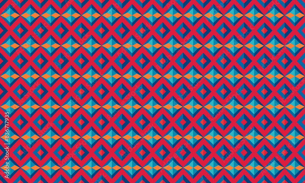 Parallax Design Geometric Shapes Seamless Pattern for Wallpaper Background Parallax Design Geometric Shapes Seamless Pattern for Wallpaper Background