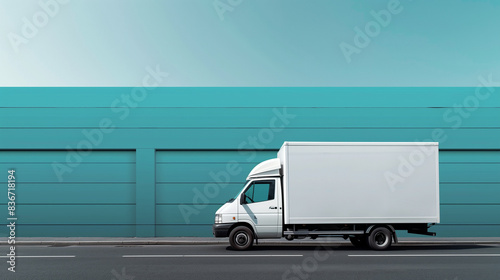 A clean, minimalist design to be used on hero image house removalist website, a large hero image showcasing the movers best work