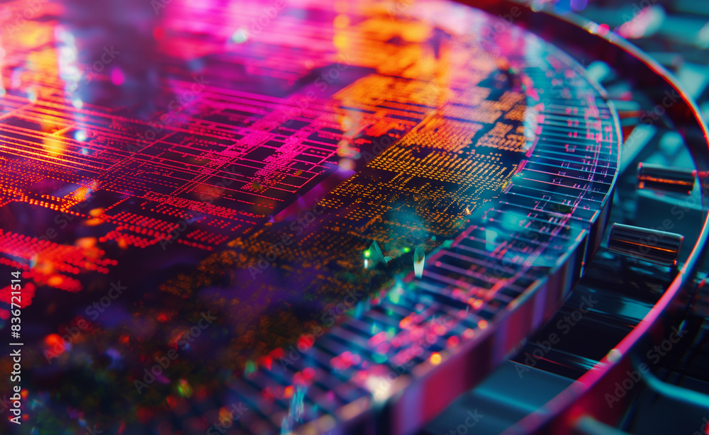 Atomic layer deposition process in AI chip production, highlighting the ...
