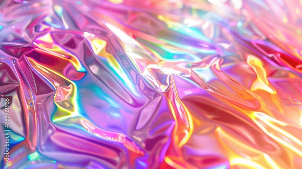 Rainbow Holographic A shiny, holographic effect that catches light in rainbow colors Rainbow Holographic A shiny, holographic effect that catches light in rainbow colors