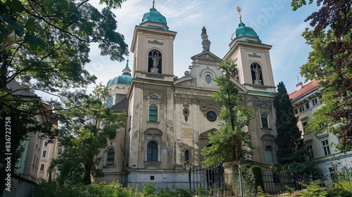 Church Heiliger Franz of Assisi at Mexikoplatz, Vienna, Austria